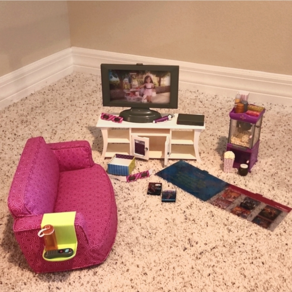 American girl living room set